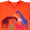 Boboli T-Shirt Giraffe in orange