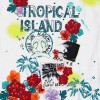 Boboli T-Shirt Tropical Island in weiß